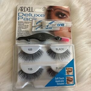 💜3/$15 Ardell Deluxe Pack with Black Lashes and Applicator